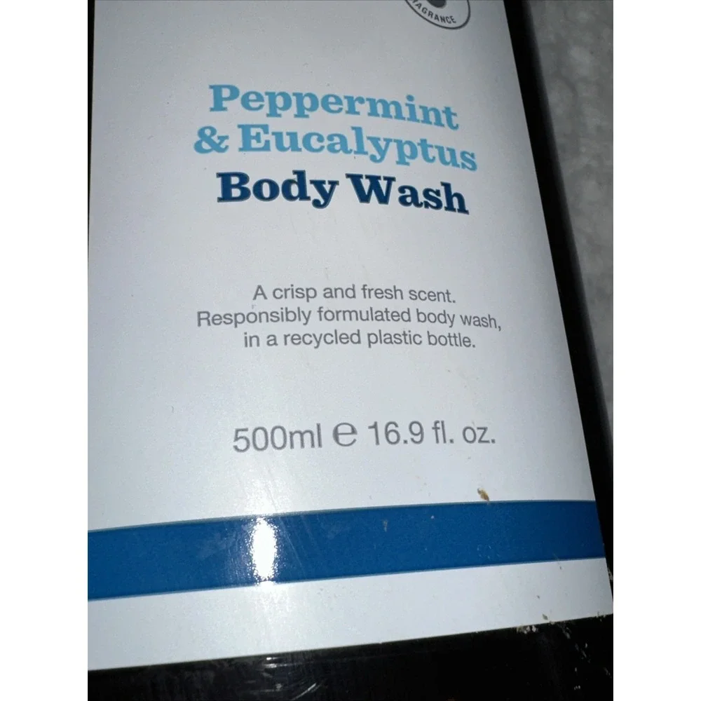 Bulldog Skincare for Men Peppermint & Eucalyptus Body Wash 16.9 fl oz 500ml NEW